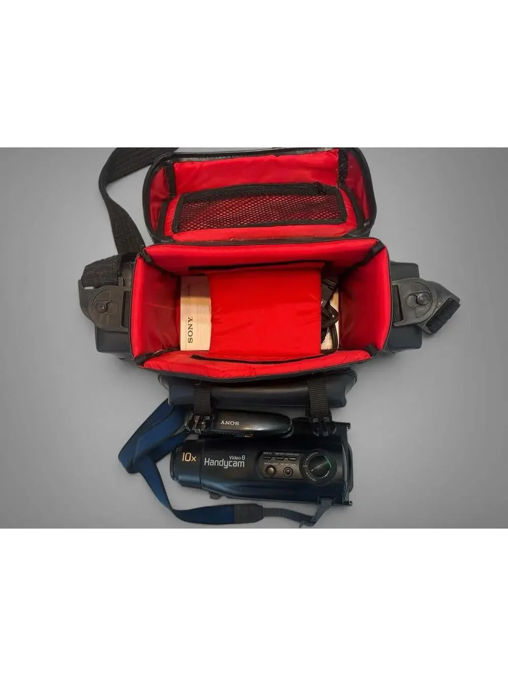 Sony Handycam CCD-FX330 Video 8 Camcorder Bundle w/ Accessories - Untested As Is